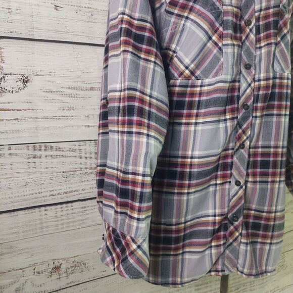 Womans Penningtons Button Down Plaid sz 3X Top - Picture 7 of 13